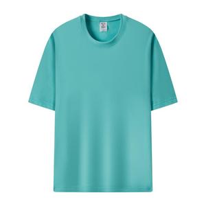 T-shirt unisexe à manches courtes 100 % coton personnalisé avec logo brodé et impression sérigraphiée anti-boulochage pour hommes – Vente en gros - Product Image 5