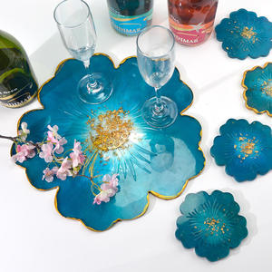 <b>Cheap</b> Custom Resin Coaster <b>Set</b> for Promotional <b>Gifts</b>, Corporate Events & Branding Eco-Friendly Handmade Resin Cup - Product Image 5