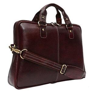 Sac messager pour ordinateur portable en cuir véritable léger et imperméable de haute qualité fabriqué en Inde, 15,6 pouces, unisexe, pour le bureau - Product Image 2