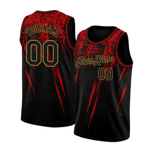 ชุดบาสเก็ตบอลผ้าตาข่ายระบายอากาศคุณภาพสูง ปักลายอย่างดี เสื้อยืดบาสเก็ตบอลแบบสั่งทำ ชุดบาสเก็ตบอลแบบซับลิเมชั่น Haus - Product Image 2