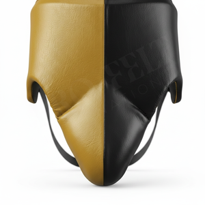 Premium Quality Genuine Leather MMA Groin Guard Protector Adjustable Cup Straps for Men Boxing Kickboxing Martial Arts Groin Pad - Product Image 4