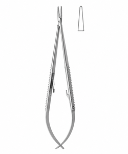ที่จับเข็มเจค็อบสันแบบตรง 21 ซม. พร้อมตัวล็อค |   สแตนเลสเกรดพรีเมียม - Product Image 1