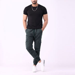 Pantalones Jogger Cargo Casuales para Hombre, de Cintura Alta con Cordón, Bolsillos y Diseño Ligero, Pantalones Lavados para Hombre - Product Image 5