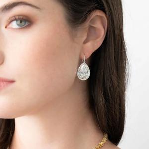 Pendientes de Diamantes Cultivados en Laboratorio con Forma de Pera en Oro de 14K, Certificados por IGI, Chapados en Rodio, Joyería Elegante para Fiesta, Regalo para Mujer - Product Image 6