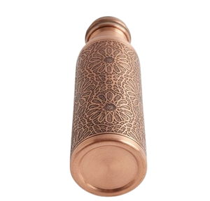Botella de Cobre Puro con Beneficios para la Salud, Hecha a Mano en India, Diseño Clásico - Product Image 6