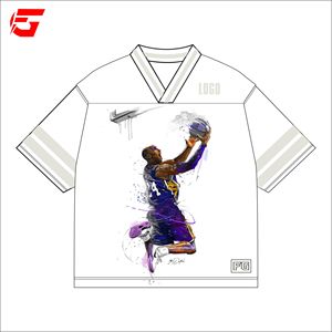 Maillot de basket-ball personnalisé à manches courtes, grande taille, respirant, pour supporters, vente en gros OEM, fabriqué au Pakistan - Product Image 5