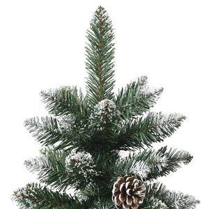 59.1 \ "albero di natale artificiale in PVC verde con supporto per decorazioni Festive - Product Image 5