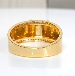 Anillo de Diamantes Djewels, Joyería de Compromiso, Oro Amarillo de 14K, Corte Brillante Cultivado en Laboratorio, Engaste de Garras, Certificado IGI, Estilo Masculino de Lujo - Product Image 4