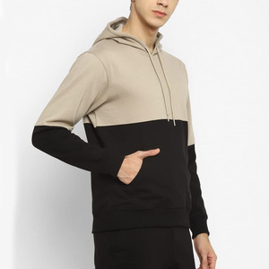 Sweat-shirt à capuche vierge épais et lourd (450-600 g/m²) à épaules tombantes, personnalisable OEM, vente en gros, broderie, pour hommes - Product Image 4