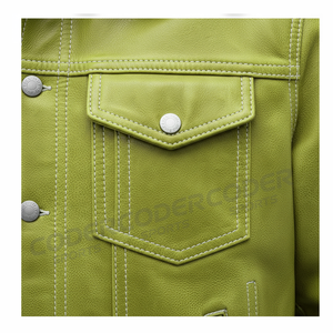 Vestes en cuir pour hommes Coder Sports, tendance, durables, personnalisables sur le devant, imperméables et respirantes, doublées de polaire, de haute qualité, vente en gros - Product Image 6