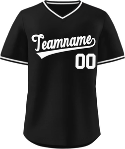 2026 Trendy Baseball V Neck Jersey 100%<b>Polyester</b> Breathable Anti-Bacterial Lightweight Custom Logo Team Name Baseball <b>Shirt</b> - Product Image 1