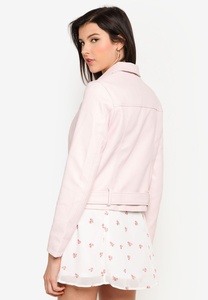 Chaqueta de Cuero Genuino para Mujer, Diseño Biker, Corte Ajustado, Acolchada, Moda Sostenible y Atemporal - Product Image 6
