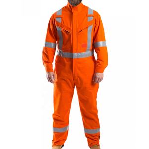 Vêtements de travail haute visibilité, sécurité, réfléchissants, respirants, en coton et polyester, ignifuges, résistants à la chaleur 800°C, antistatiques - Product Image 1