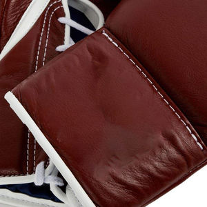 Guantes de Boxeo de Cuero Genuino Marrón, con Cordones, Logotipo Personalizado, para Entrenamiento, Sparring y Combate, para Adultos, Par - Product Image 2