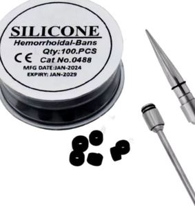 Anillos de Silicona para Hemorroides, Ligador SL001 Manual, Certificado CE e ISO13485, 500 Unidades, Juego de Instrumentos Reutilizables de Clase II, Serglab - Product Image 5