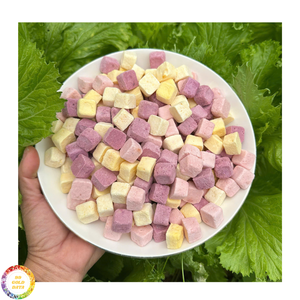 Cubos de Yogur Natural Liofilizado, Sabor Dulce, Snack de Frutas para Decorar Cereales y Postres, Paquete a Granel, Vietnam - Product Image 5