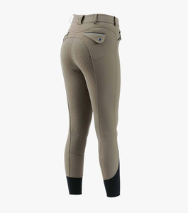 Pantalones de Montar a Caballo de Cintura Alta para Mujer, Elásticos en Cuatro Direcciones, Largos hasta el Tobillo, con Bolsillos, Color Sólido, Spandex y Nailon - Product Image 2