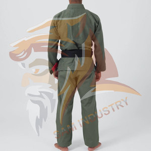 Professional High Quality 100% Cotton Jiu Jitsu Uniforms Custom Martial Arts Wear Jiu Jitsu Uniforms Set - Product Image 2