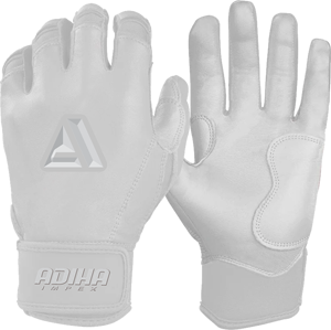 Gants de frappe en cuir blanc Adiha Impex, antidérapants, personnalisables, rembourrés, fermeture auto-agrippante, unisexe, adulte, entraînement, durables, toucher doux - Product Image 3