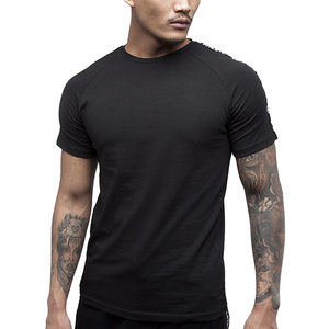 100% Cotton Solid Casual Jersey Short Sleeve S to 5XL O-neck Custom Design OEM Logo Men's <b>Plain</b> Blank <b>White</b> <b>T</b>-<b>Shirts</b> - Product Image 3