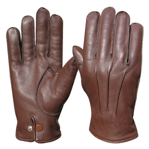Premium PU Leather Gloves High Quality Synthetic Leather Design For Fashion Comfort And Professional Hand Protection - Product Image 6