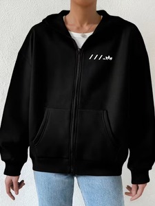 Sudaderas con Capucha Personalizadas para Mujer, Sudaderas de Algodón Grueso de 350 g/m² - Product Image 3
