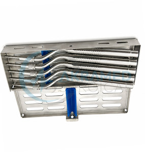5 Pcs Dental Surgical Osteotome Set with Sterilization Cassette Adjustable Bone Spreading Concave Tip CE ISO Certified - Product Image 3