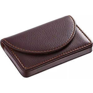 Genuine Leather Card <b>Holder</b> For Men Slim Pocket Wallet Handmade Leather Card Case With Flap Closure And Compact Design - Product Image 1