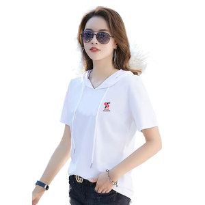 เสื้อฮู้ดดี้ผู้หญิงสำหรับฤดูร้อน แห้งเร็ว ระบายอากาศดี ป้องกันแสงแดด สวมใส่สบาย ทรงพอดีตัว เนื้อผ้านุ่มพิเศษ คุณภาพพรีเมียม - Product Image 1