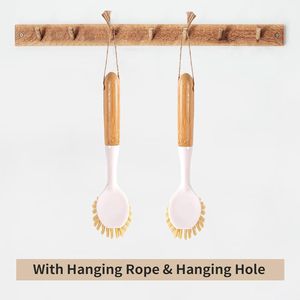 Set di 2 Spazzole in Ghisa per Pulizia Piatti e Pentole con Manico, Facili da Usare - Product Image 6