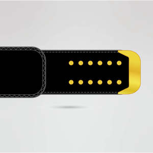 Ceinture de championnat de lutte personnalisée avec logo, plaque centrale dorée à quatre côtés, en laiton et zinc, sangle noire de 2 mm/4 mm d'épaisseur - Product Image 5