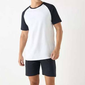 Ensemble tendance d'été pour hommes, t-shirt à manches courtes et short imprimé respirant pour l'été, matière coton polyester, toutes tailles - Product Image 4