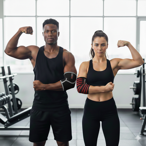 Soporte de Codo Deportivo Profesional Rexfit, Neopreno de 5 mm para Entrenamiento en Gimnasio, Levantamiento de Pesas y Protección de Articulaciones - Product Image 2