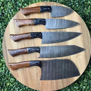 Ensemble de couteaux de chef de qualité supérieure pour les cuisines de restaurants et la préparation quotidienne des repas, avec des outils de découpe polyvalents et des poignées ergonomiques - Product Image 6