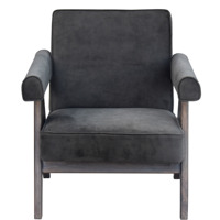Canapé sectionnel carré convertible de luxe en bois massif, style Mid-Century, avec pieds en V, design rétro, rembourrage en mousse gonflable, idéal pour villa et école