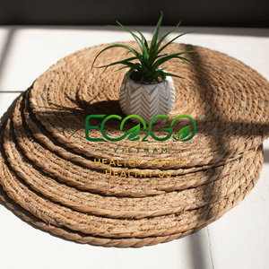 แผ่นรองจานใยธรรมชาติ Eco2go เวียดนาม ทอมือจากหญ้าเซจ สำหรับใช้ในบ้าน รับประทานอาหาร โรงแรม ร้านอาหาร ขายส่ง - Product Image 3