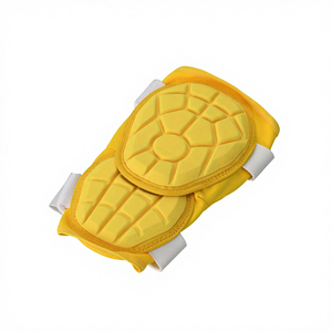 Rodilleras WARPRO INDUSTRY de EVA, Gruesas, con Absorción de Impactos, Transpirables, Unisex, para Todas las Estaciones, para Skateboarding, en Rojo, Amarillo y Negro - Product Image 2