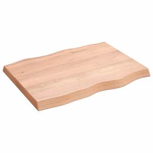Plateau de table en bois de chêne massif brun clair 31,5x23,6 pouces pour tables à manger - Product Image 2