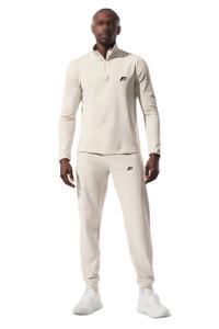 ชุดแทรคสูทแบบซิปครึ่งตัว ขนาดปกติ สำหรับผู้ชาย ขายส่ง เสื้อแขนยาวน้ำหนักเบา ชุดกีฬา ผู้ผลิต OEM สำหรับธุรกิจ B2B - Product Image 4