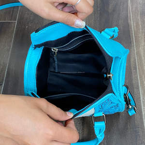 Nouveau Sac de Voyage de Luxe en Cuir de Vachette Véritable Fait Main par un Designer 2026 – Sac Polochon Portable Style Western pour Week-end - Product Image 6