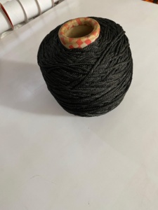 Cordon tressé rond de 3 mm, multicolore, brillant, doux, en polyester torsadé à 3 brins, pour bracelet DIY, collier, décoration - Product Image 5