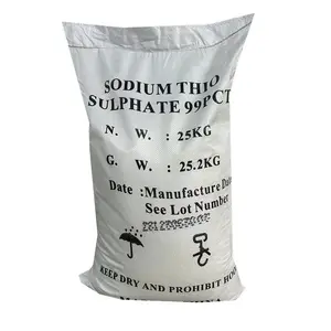 सोडियम थियोसल्फेट 99% मिनट cas 7772-98-7 n2s2o3 स्टॉक मूल्य