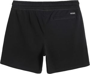 Black Plus Size Men's Eco-Friendly Polyester Shorts Casual Elastic Waist <b>Drawstring</b> with Custom Logo for Daily Wear - Product Image 3