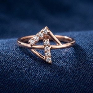 Bague en or massif 10, 14, 18 carats personnalisée avec diamants de laboratoire, cadeau de fiançailles, alliance éternelle VVS pour femme - Product Image 6