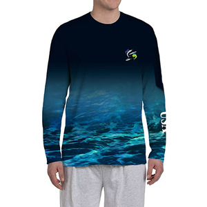 Camiseta de Pesca Personalizada 100% Poliéster de Alta Calidad, Secado Rápido, Ligera, Manga Larga, Transpirable - Product Image 4