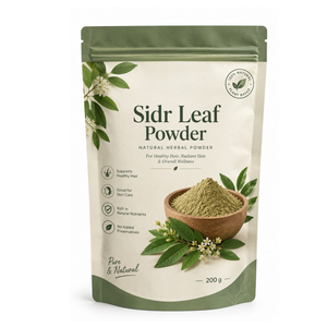 Poudre de Sidr Premium Sans Produits Chimiques OEM 200g 100% Pure et Naturelle de Feuilles de Ziziphus Spina-Christi pour Nettoyant Capillaire et Soin du Cuir Chevelu - Product Image 1