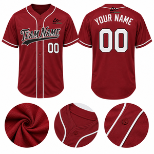Modern Baseball Jersey Short Designed Stretch Textile for Clubs Teams Sports Events Reliable Performance Active Comfort - Product Image 6