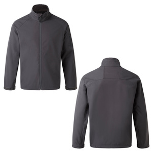 Chaqueta Softshell Ligera para Hombre, Resistente al Viento, Ropa de Abrigo para Exteriores con Tela Elástica Cómoda para Senderismo, Camping y Viajes - Product Image 1