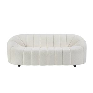 Divano Osmash in Peluche Bianco Sherpa per Soggiorno - Product Image 5