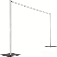WINTINA Mur de fleurs artificielles en soie blanches 8x8 pieds, toile de fond personnalisée pour arche, enroulable, écologique, réglable, durable, pour mariage
